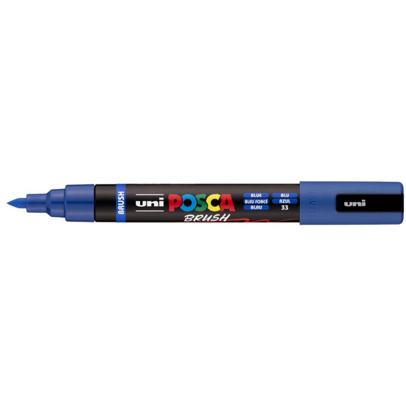 POSCA marqueurs pinceau PC5M, encre à base d'eau, 1,0-4 mm, 60 pièces